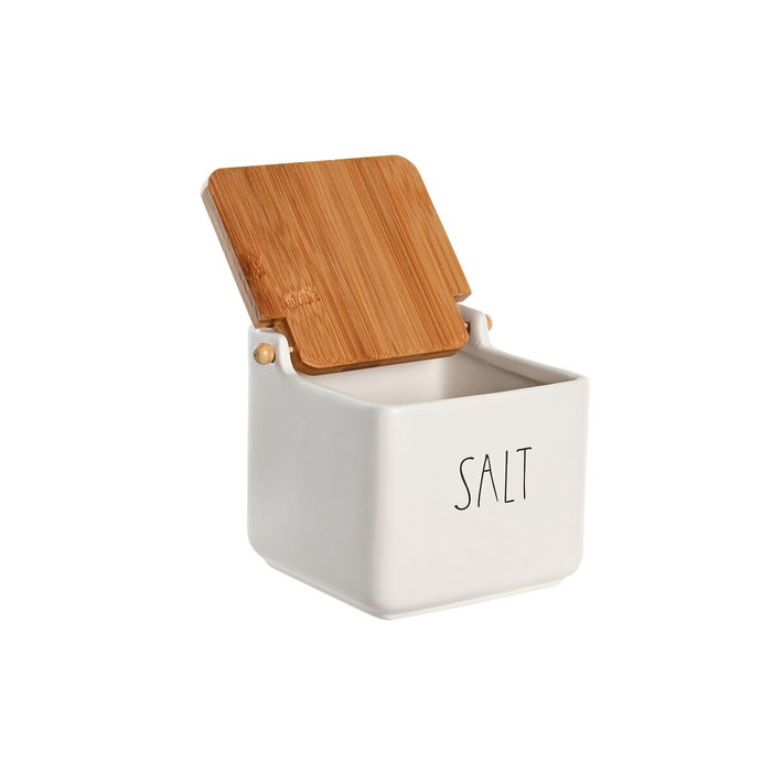 DKD Home Decor Salero Basicos Blanco 11,5 x 11 x 11,5 cm