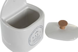 DKD Home Decor Salero Blanco Gres 8 x 15 x 11 cm