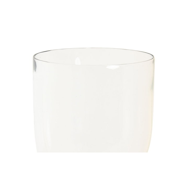DKD Home Decor Portavelas de Aluminio y Acrílico Cromado 16x16x41 cm DKD Home Decor Portavelas de Aluminio y Acrílico Cromado 16x16x41 cm