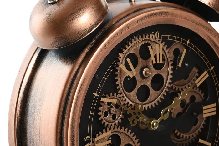 DKD Home Decor Reloj Sobremesa Vintage Cobrizo 8 x 33.5 x 26 cm DKD Home Decor Reloj Sobremesa Vintage Cobrizo 8 x 33.5 x 26 cm