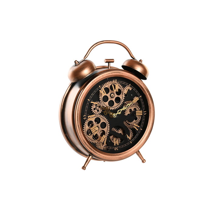 DKD Home Decor Reloj de Sobremesa Vintage Cobrizo en Hierro y Cristal DKD Home Decor Reloj de Sobremesa Vintage Cobrizo en Hierro y Cristal
