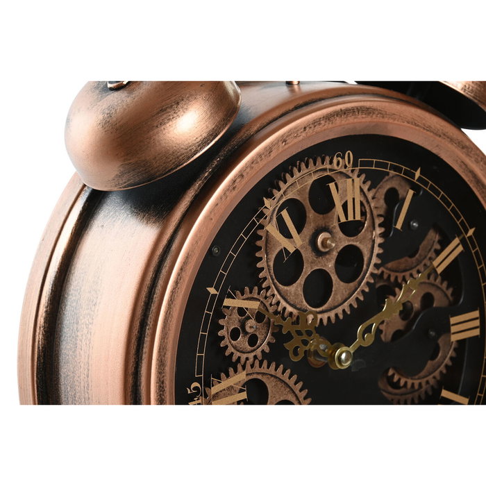 DKD Home Decor Reloj de Sobremesa Vintage Cobrizo en Hierro y Cristal DKD Home Decor Reloj de Sobremesa Vintage Cobrizo en Hierro y Cristal