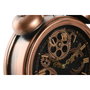DKD Home Decor Reloj de Sobremesa Vintage Cobrizo en Hierro y Cristal