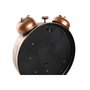 DKD Home Decor Reloj de Sobremesa Vintage Cobrizo en Hierro y Cristal