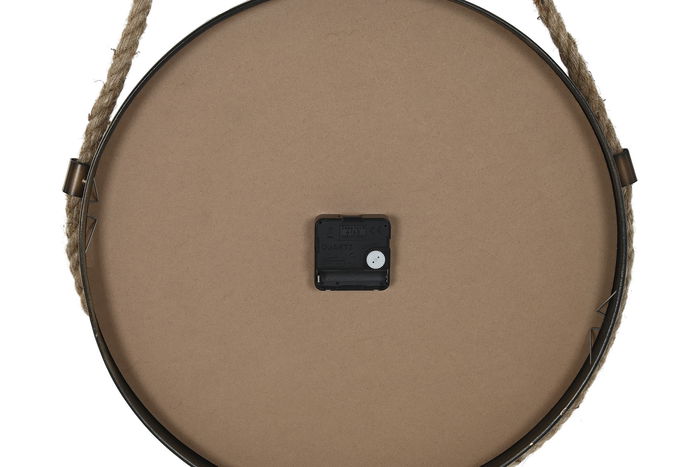 DKD Home Decor Reloj de Pared Loft Negro Dorado 8 x 71 x 43 cm (2 Unidades)