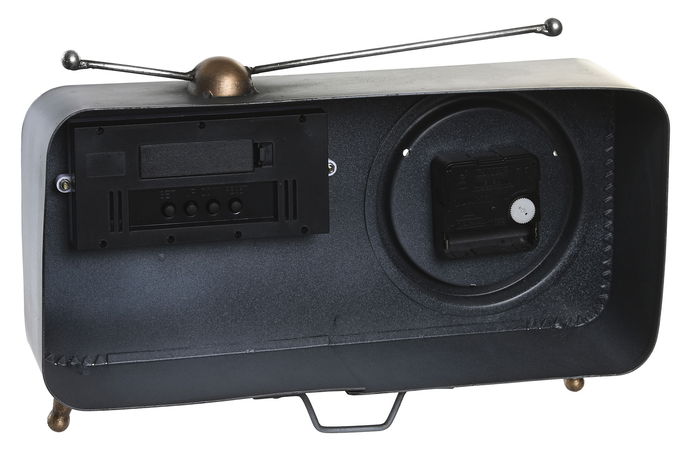 DKD Home Decor Reloj Sobremesa Vintage Cobrizo Gris 2 Unidades 11.5 x 26 x 33 cm DKD Home Decor Reloj Sobremesa Vintage Cobrizo Gris 2 Unidades 11.5 x 26 x 33 cm