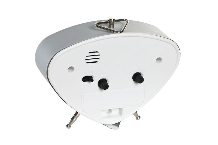 DKD Home Decor Reloj Despertador Vintage Azul Blanco 4 x 10 x 11.5 cm (3 Unidades)