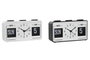 DKD Home Decor Reloj Despertador de PVC Surtido de 2 Unidades