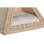 DKD Home Decor Cama para Mascota de Ratán Natural 45x45x45 cm