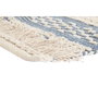 DKD Home Decor Alfombra de Algodón 180x120x2 cm Azul y Blanco