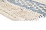 DKD Home Decor Alfombra Boho Azul Blanco 120 x 180 x 2 cm Algodón