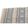DKD Home Decor Alfombra de Algodón 230x160x2 cm Azul y Blanco
