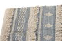 DKD Home Decor Alfombra Boho Azul Blanco 160 x 2 x 230 cm Algodon