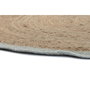 DKD Home Decor Alfombra de Yute y Algodón 150x150x1 cm Marrón Claro y Verde Jade