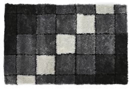 DKD Home Decor Alfombra Gris Blanco Poliester 180 x 2 x 120 cm