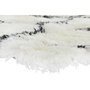 DKD Home Decor Alfombra de Poliéster con Diseño de Rombos 120x180 cm Blanco y Negro