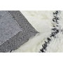 DKD Home Decor Alfombra de Poliéster con Diseño de Rombos 120x180 cm Blanco y Negro
