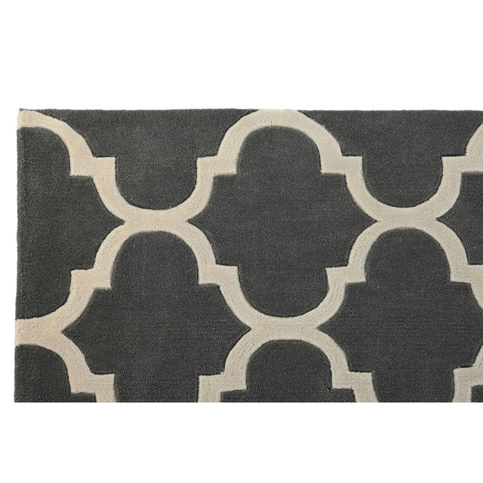 DKD Home Decor Alfombra Étnica Gris y Crema 120x180 cm DKD Home Decor Alfombra Étnica Gris y Crema 120x180 cm