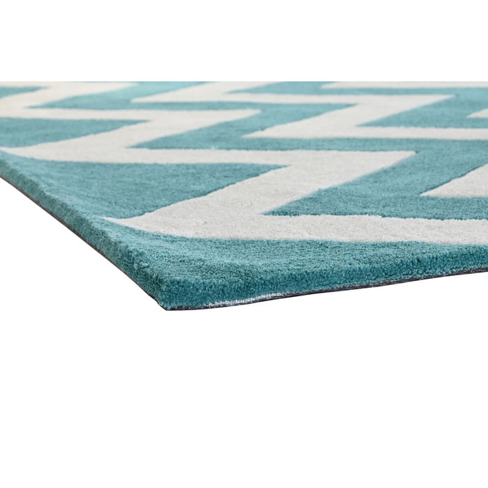 DKD Home Decor Alfombra Zigzag Bicolor 160x230 cm