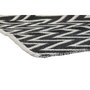 DKD Home Decor Alfombra de Algodón Zigzag Bicolor 120x180x1 cm