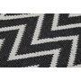 DKD Home Decor Alfombra de Algodón Zigzag Bicolor 120x180x1 cm