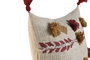 DKD Home Decor Cojín Mostaza Granate 40 x 15 x 40 cm Poliéster (3 Unidades)