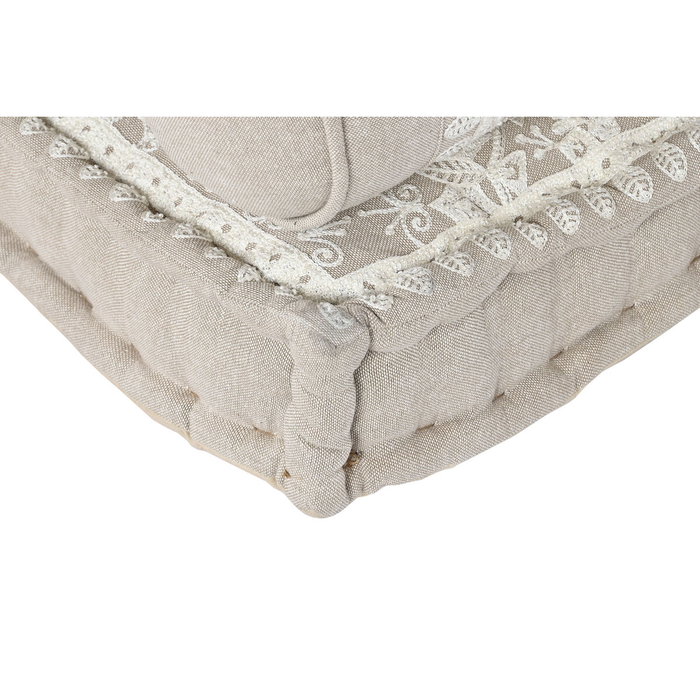 DKD Home Decor Sillón Beige Blanco Set de 4