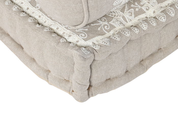 DKD Home Decor Sillón Beige Blanco 56 x 55 x 90 cm Set de 4