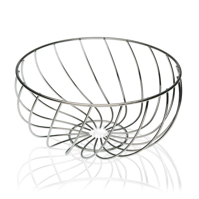 Versa Frutero de Metal Cromado, 28x14x28 cm (2 Unidades)
