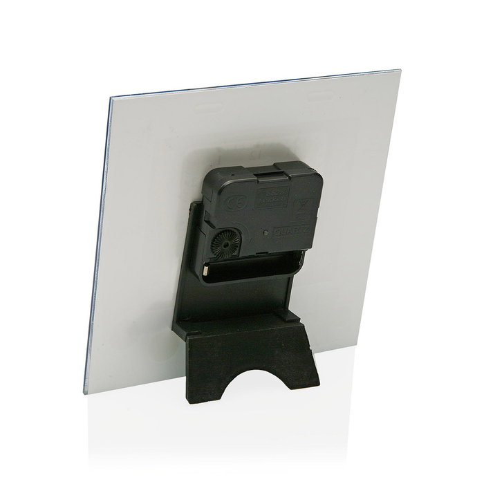 Reloj de Mesa Versa Cristal (4 x 15 x 15 cm) Reloj de Mesa Versa Cristal (4 x 15 x 15 cm)