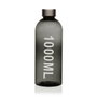 Botella Versa VS-22080007 Gris Acero Poliestireno 8,7 x 24,5 x 8,7 cm 1 L