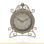 Reloj de Mesa Versa Beige Multicolor Metal 25 x 19 x 4,5 cm