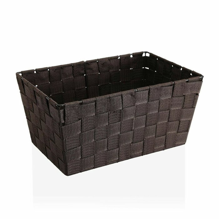 Cesta Multiusos Versa 20 x 15 x 30 cm Marrón Cesta Multiusos Versa 20 x 15 x 30 cm Marrón