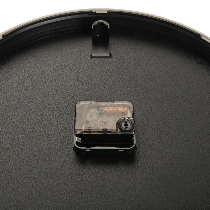 Reloj de Pared Versa Azul Madera PU (30,5 x 4,3 x 30,5 cm)