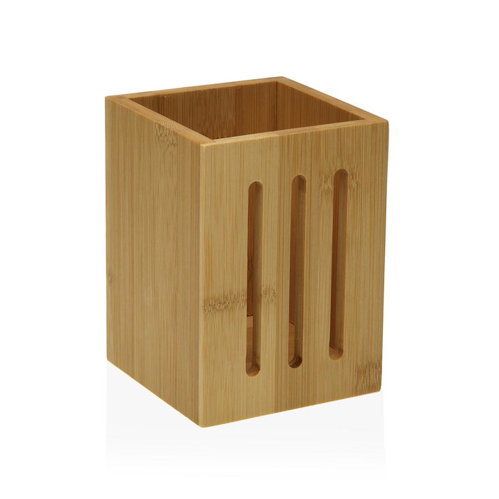 Bote para Utensilios de Cocina Versa Bambú 10 x 13,5 x 10 cm Bote para Utensilios de Cocina Versa Bambú 10 x 13,5 x 10 cm