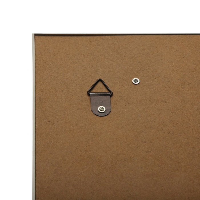 Espejo de pared Versa Cuadrado Blanco Polipropileno Espejo 60,5 x 60,5 x 60,5 cm