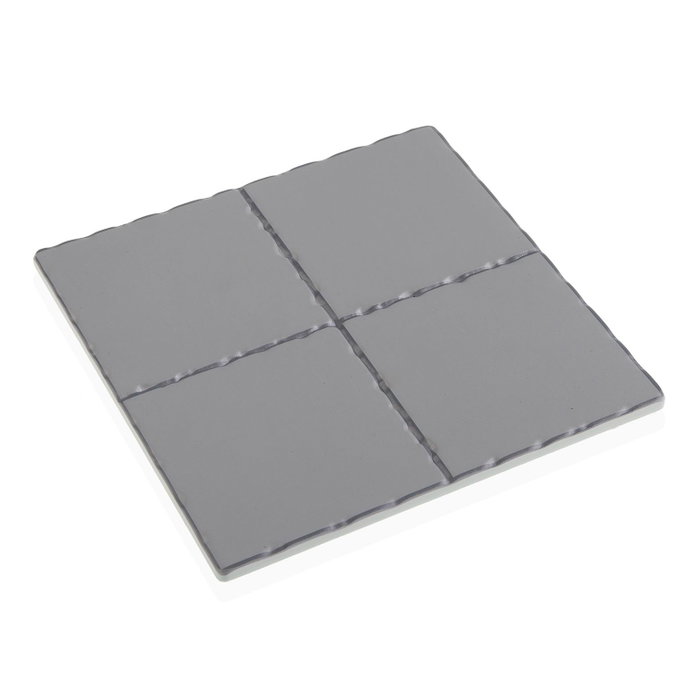 Salvamantel Versa Gris Cerámica (20 x 20 cm) Salvamantel Versa Gris Cerámica (20 x 20 cm)
