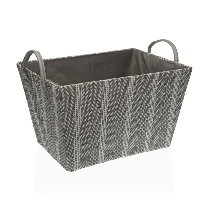Cesta Multiusos Versa 26 x 22 x 36 cm Gris Cesta Multiusos Versa 26 x 22 x 36 cm Gris