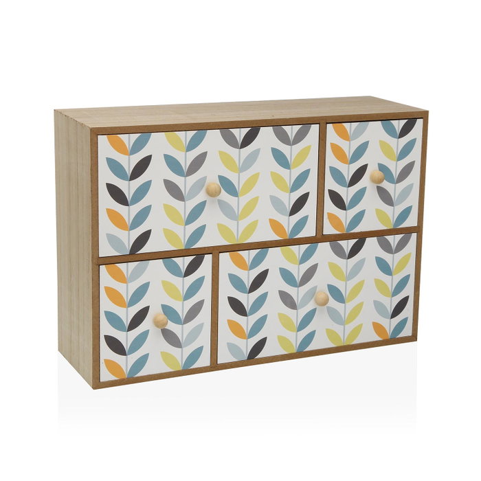 Caja-Joyero Versa Erin 11 x 32 x 32 cm Madera MDF Caja-Joyero Versa Erin 11 x 32 x 32 cm Madera MDF