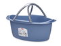 Stefanplast Cesta Oval de Plástico 25L con Asas, Surtido 59x38x23 cm (Set de 30)