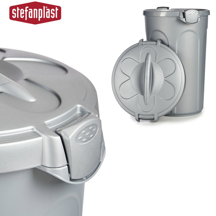 Kerbl Contenedor de comida para perros Tom 46l - Gris