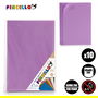 Pincello Juego 10 Laminas Goma Eva Violeta 45 x 65 cm (Set de 12)