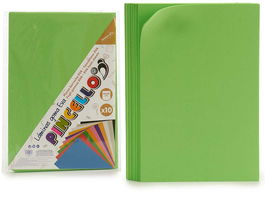 Pincello Juego 10 Laminas Goma Eva Verde 20 cm x 30 cm (Set de 24)