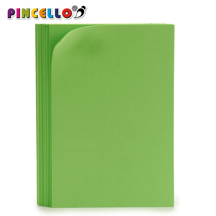 Pincello Juego 10 Laminas Goma Eva Verde 20 cm x 30 cm (Set de 24)