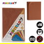 Pincello Juego 10 Laminas Goma Eva Marron 20x30 cm (Set de 24)