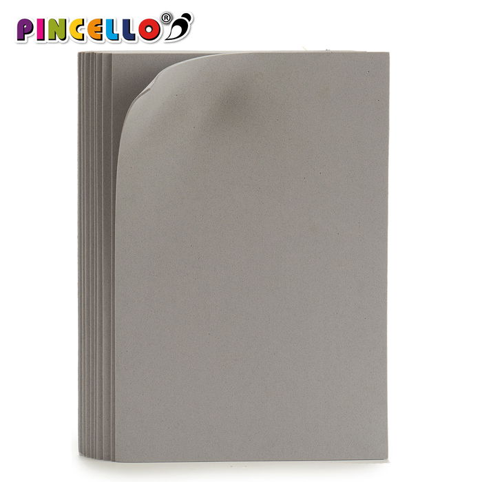 Pincello Juego 10 Laminas Goma Eva Gris 20x30 cm (Set de 24)