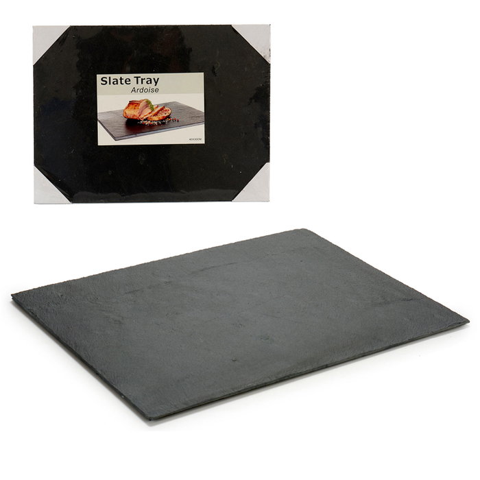 Kinvara Pizarra Aperitivo 40x30cm Negro Pack de 10 Kinvara Pizarra Aperitivo 40x30cm Negro Pack de 10