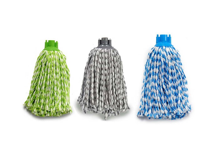 ARTE REGAL Fregona Microfibra 150Gr Trenzado Surtidos 10x29x10cm (Set de 12)