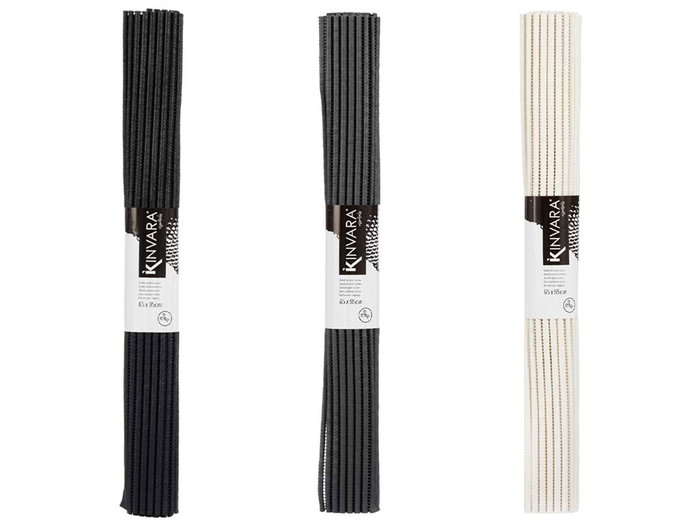 Kinvara Antideslizante Surtido Col Blanco, Gris y Negro 95x65 cm