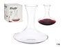 Vivalto Decantador Vino Cristal 1.40L Transparente 20.5 x 20.5 x 21 cm (Set de 6)
